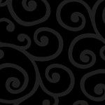 Black Swirly Scroll