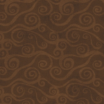 Swirly Scroll Brown