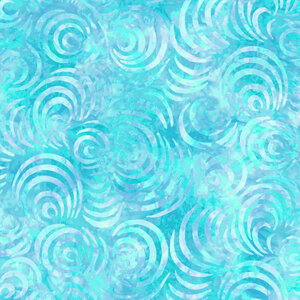Whirlpools Teal Fabric (Sold Out)