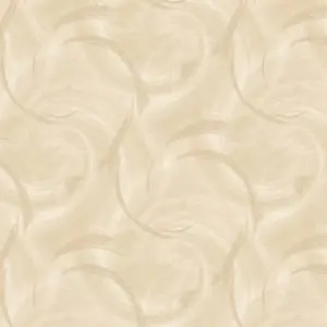 Cream Quasi Circle Texture Fabric (New Arrival)